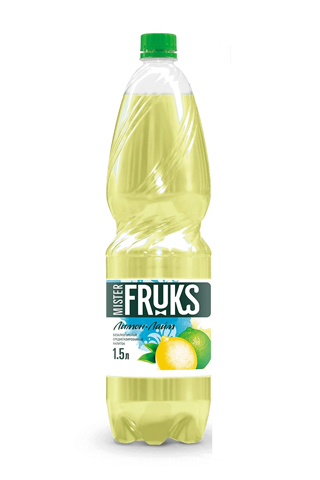 Газ. вода ФРУКС 1,5 л. Лимон-лайм